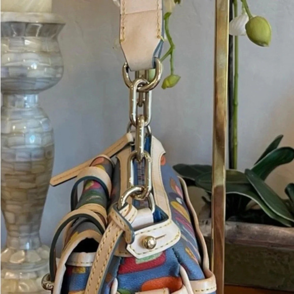 Dooney & Bourke Rainbow Zipper Shoulder Bag - Picture 5 of 14